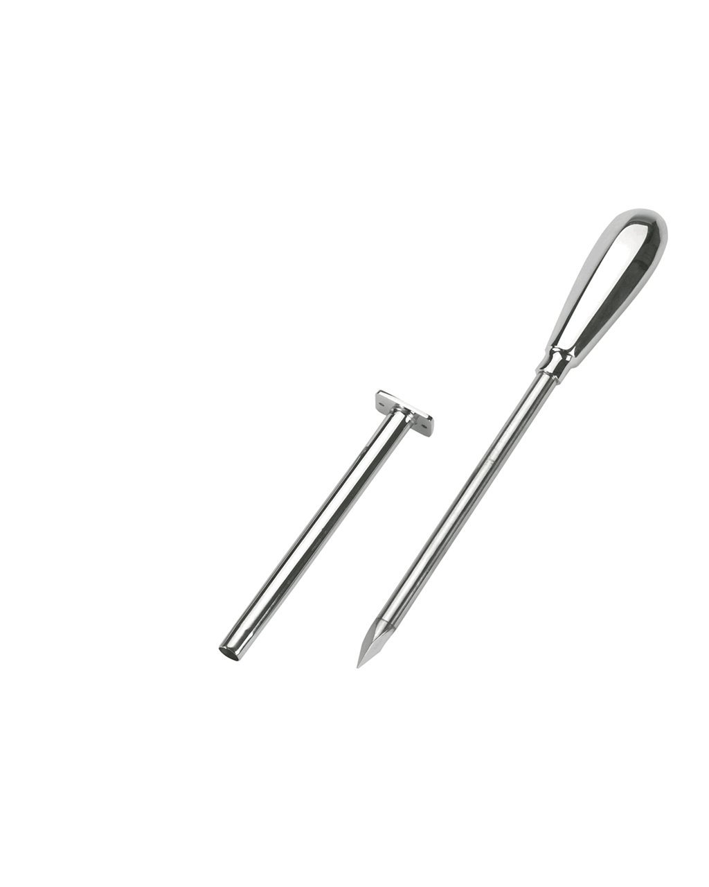 Trokar 15 cm Krom Kaplamalı 2 Kanülllü ve Metal Kulplu Trokar 15 cm Krom Kaplamalı 2 Kanülllü ve Metal Kulplu