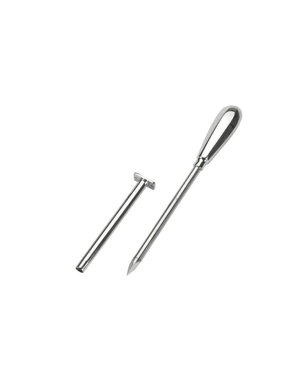 Trokar 9 cm Krom Kaplamalı 2 Kanüllü ve Metal Kulplu Trokar 9 cm Krom Kaplamalı 2 Kanüllü ve Metal Kulplu