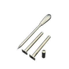 Kerbl Trokar 9 cm Krom Kaplamalı 2 Kanüllü Ve Metal Kulplu