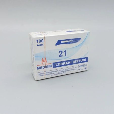 Bistüri Ucu No 21 (100 Adet)