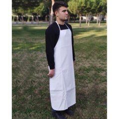 Süt Sağımcı Önlüğü Beyaz
