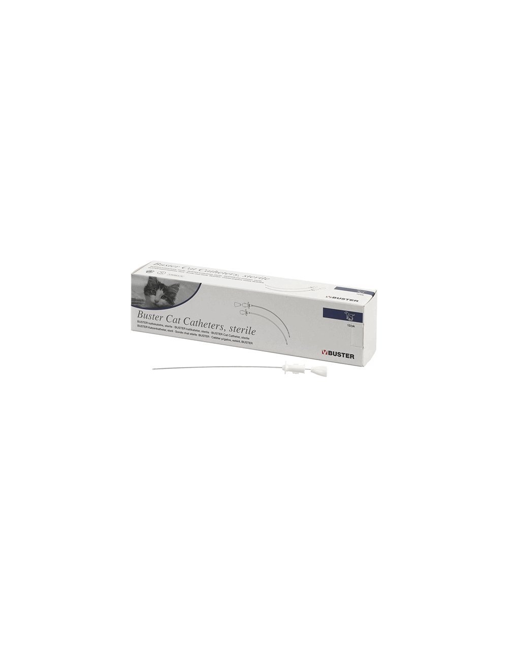 Steril Kedi İdrar Sondası Mandrensiz 1.3x130mm