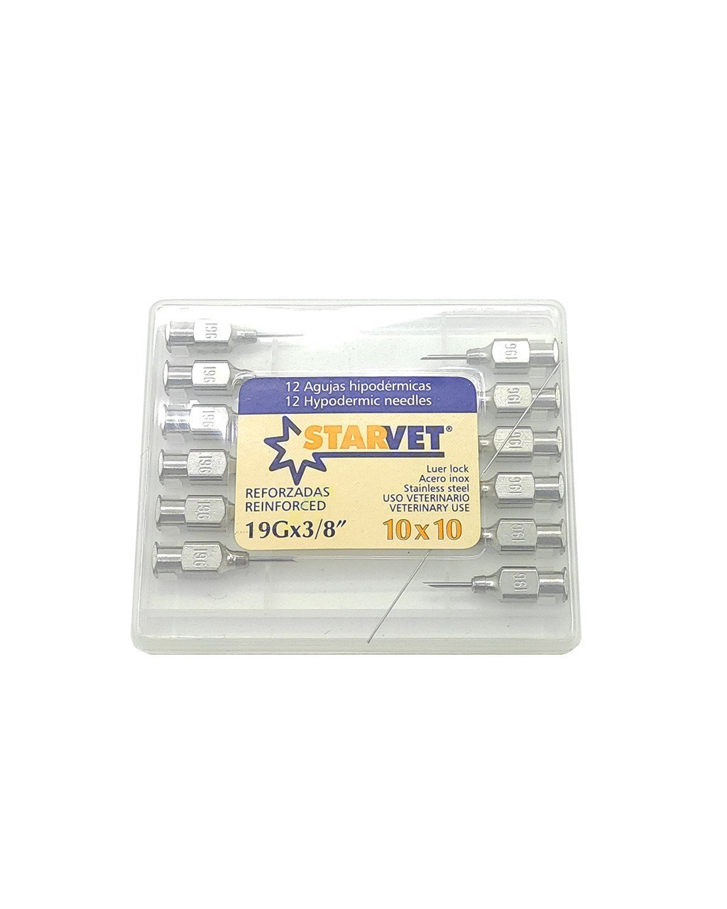 Enjektör İğnesi 10 x 10 mm ( 12 Ad )
