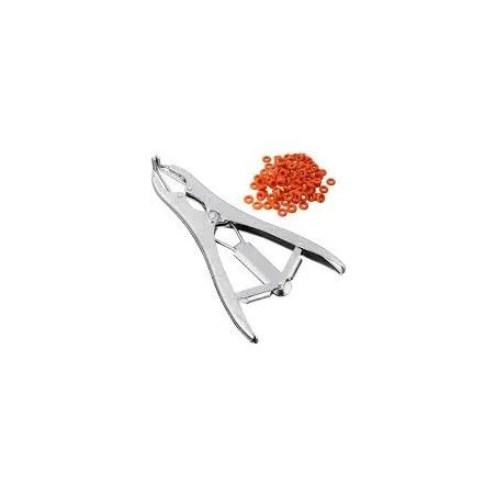 Metal Elastratör Pensi + 500 Adet Lastik