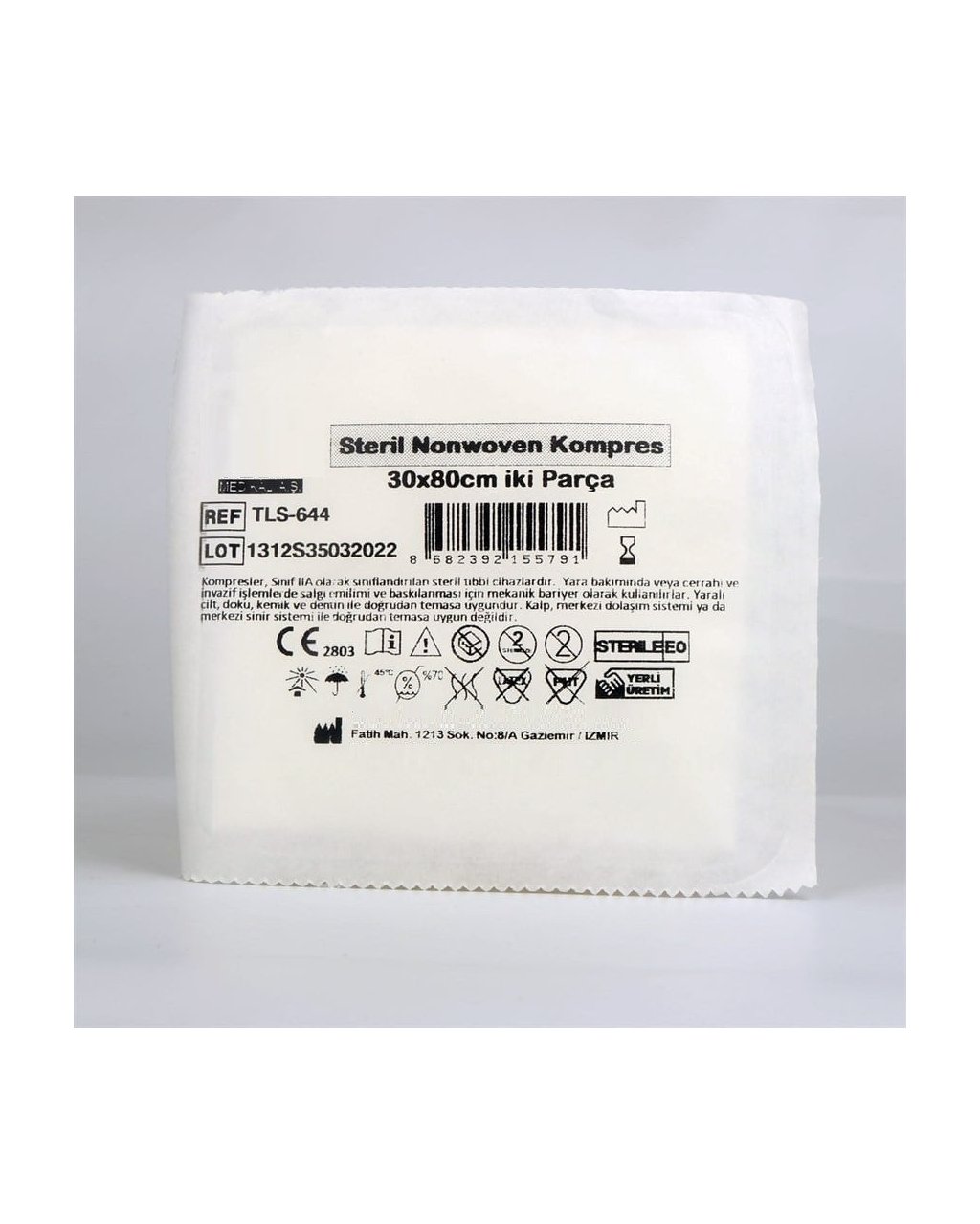 Steril Spanç (Nonwoven) 30x80 Steril Spanç (Nonwoven) 30x80