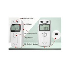 Farmena - Kaliteli Sıcaklık Ve Nem Kayıt Cihazı Datalogger
