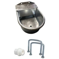 Farmena Galvanizli 5 Litre Şamandıralı Metal Hayvan Suluğu