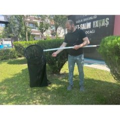 Farmena Yılan Taşıma Torbası Fileli 190 cm (Metal Saplı)