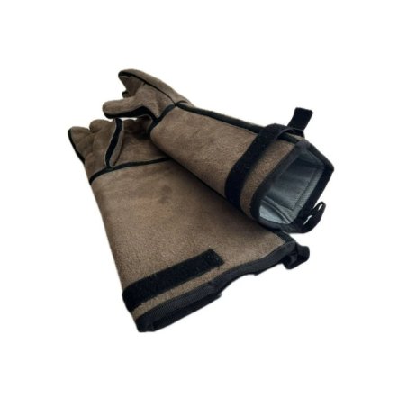 Komple Deri Kedi Yakalama Eldiveni 45 cm Diş Geçmez Eldiven