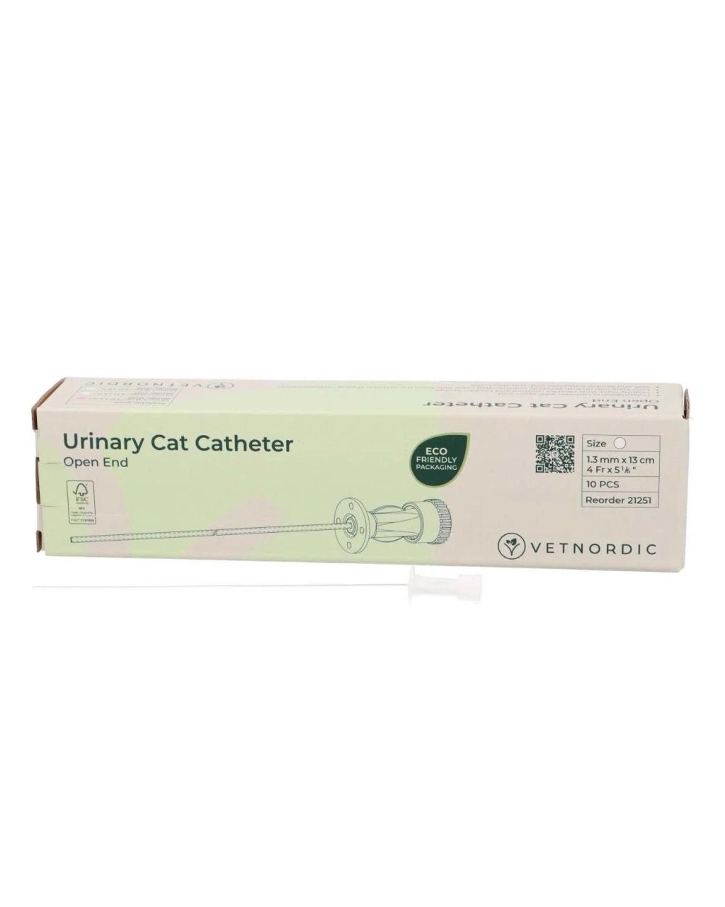 Steril Kedi Idrar Sondasi 1.3x130 mm Mandrensiz (10'lu Paket) Steril Kedi Idrar Sondasi 1.3x130 mm Mandrensiz (10'lu Paket)