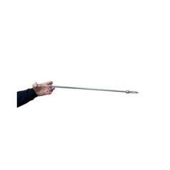 75 cm Demir Boru Uzatmalı Mika Enjektör 10 ml Uzun Şırınga
