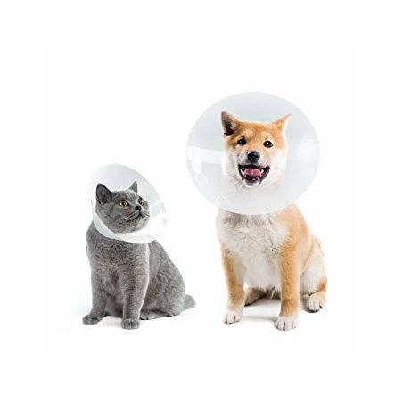 Curavet Elizabeth Köpek Yakalığı 7,5 cm – Şeffaf, Yumuşak