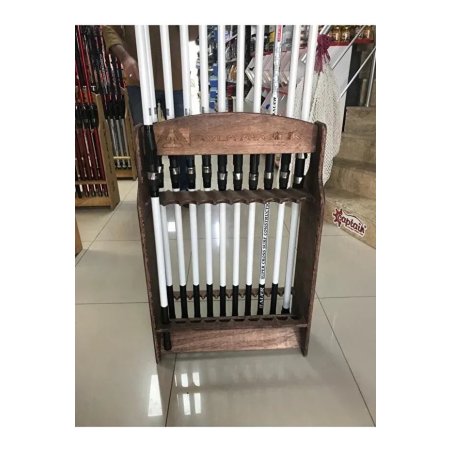 Ahşap Olta  Standı 20 Kamışlık