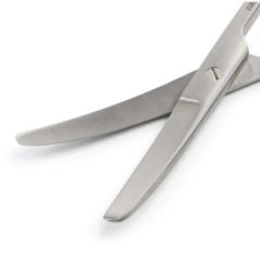 Kruuse Standart Makas 14,5 cm / 5.7, Künt / Künt Eğri