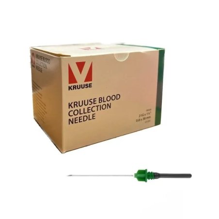 Kan Alma İğnesi 0.8x38 mm (21G x 1½) Yeşil (100 Adet)