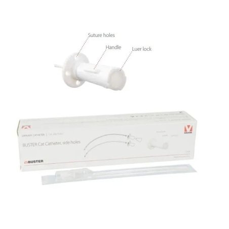 Buster Steril Kedi İdrar Sondası 1.3x130 mm Mandrenli ( 12'li Paket )