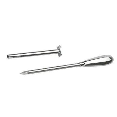 Trokar 9 cm Krom Kaplamalı Metal Kulplu