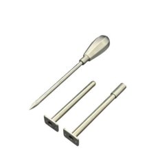 Kerbl Alman Malı Trokar 9 cm Krom Kaplamalı Metal Kulplu
