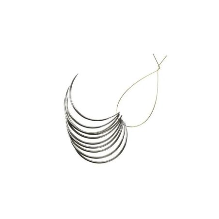 Kruuse Sütür İğnesi Spring Eye 1/2 Yuvarlak 28 mm 10/Pk