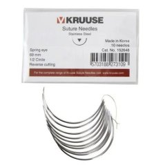 Sütür İğnesi Spring Eye 1/2 Keskin 69 mm 10/pk