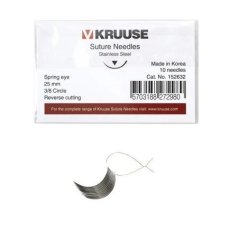 Sütür İğnesi Spring Eye 3/8 Keskin 25 mm 10/pk