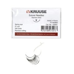 Sütür İğnesi Spring Eye 3/8 Keskin 21 mm 10/pk