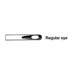 Sütür İğnesi Regular Eye Düz Keskin 60 mm 10/pk