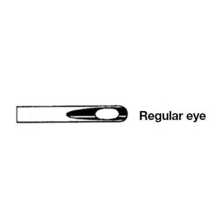 Sütür İğnesi Regular Eye Düz Keskin 60 mm 10/pk