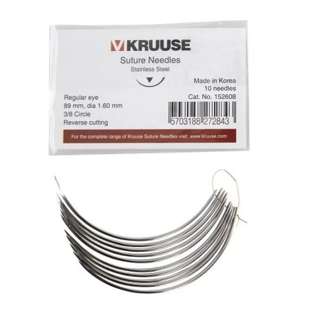 KRUUSE Sütür İğnesi 89 mm 3/8 Keskin Regular Eye
