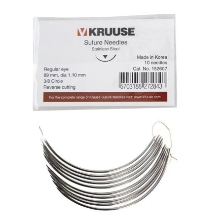 KRUUSE Sütür İğnesi 89 mm 3/8 Keskin Regular Eye