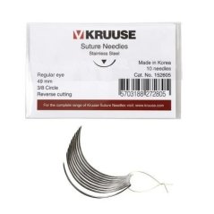 KRUUSE Sütür İğnesi 49 mm 3/8 Keskin Regular Eye