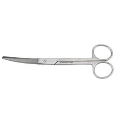 Kruuse Veteriner Makas 16 cm K/S Eğri
