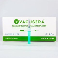 Vakumlu İğne Ucu Yeşil 100'lü Paket