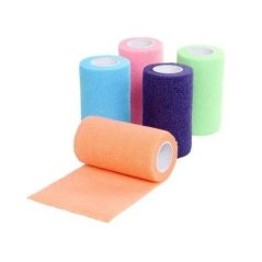 Kruuse Vet-Flex Cohesive Bandaj 10 cm x 4.5 m Karışık (10'lu Paket)
