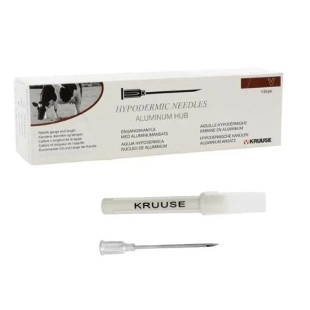 Kruuse Enjektör İğnesi (16G x 1½) 1.6x38 mm - Alüminyum Hub (100 Adet)