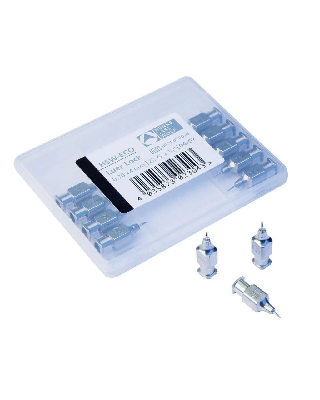 Eco Enjektör İğnesi (22G x 1/8) 0.7 x 4 mm - 12/pk